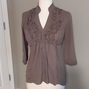 Olive green blouse